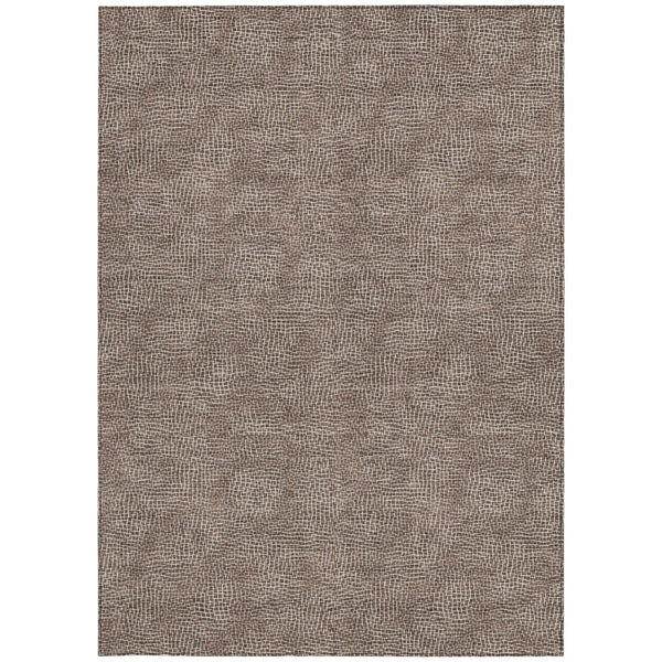 Homeroots 3' Beige And Ivory Geometric Washable Area Rug - Perfect For Indoor And Outdoor Comfort & Style 10' X 14' Polyester 602352
