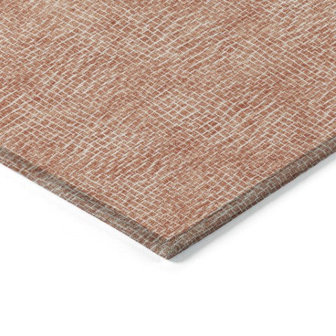 Homeroots 3' Beige And Ivory Geometric Washable Area Rug - Perfect For Indoor And Outdoor Comfort & Style 9' X 12' Polyester 602357