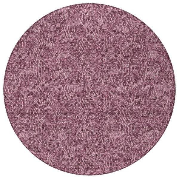 Homeroots 3' Beige And Ivory Geometric Washable Area Rug - Perfect For Indoor And Outdoor Comfort & Style 8' Round Polyester 602361