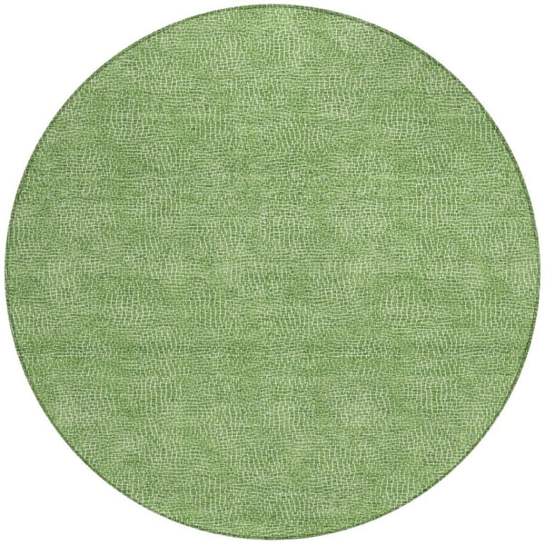Homeroots 3' Beige And Ivory Geometric Washable Area Rug - Perfect For Indoor And Outdoor Comfort & Style 8' Round Polyester 602367