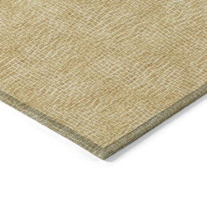 Homeroots 3' Beige And Ivory Geometric Washable Area Rug - Perfect For Indoor And Outdoor Comfort & Style 5' X 8' Polyester 602372