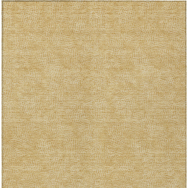 Homeroots 3' Beige And Ivory Geometric Washable Area Rug - Perfect For Indoor And Outdoor Comfort & Style 8' X 10' Polyester 602374