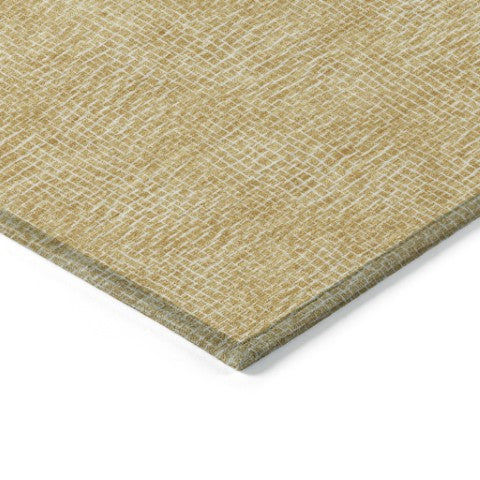 Homeroots 3' Beige And Ivory Geometric Washable Area Rug - Perfect For Indoor And Outdoor Comfort & Style 9' X 12' Polyester 602375