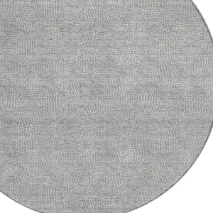 Homeroots 3' Beige And Ivory Geometric Washable Area Rug - Perfect For Indoor And Outdoor Comfort & Style 8' Round Polyester 602379