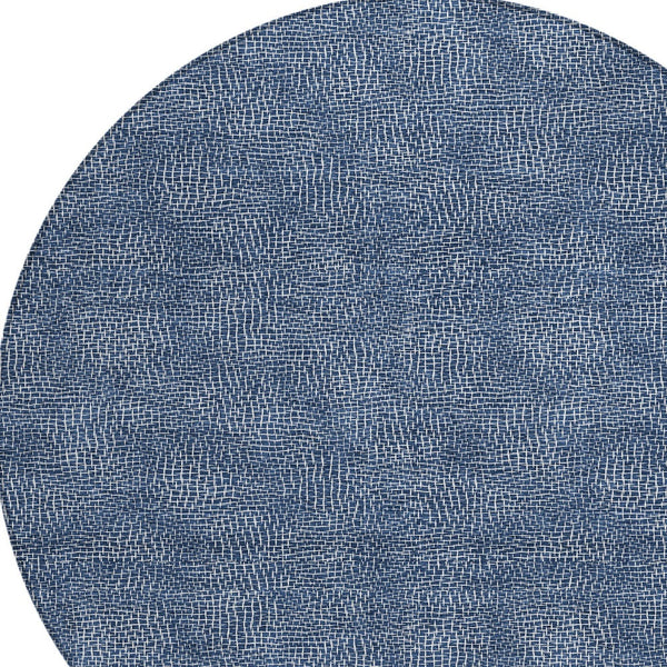 Homeroots 3' Beige And Ivory Geometric Washable Area Rug - Perfect For Indoor And Outdoor Comfort & Style 8' Round Polyester 602385