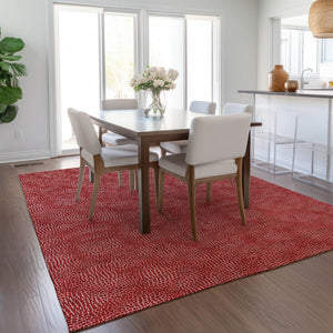 Homeroots 3' Beige And Ivory Geometric Washable Area Rug - Perfect For Indoor And Outdoor Comfort & Style 5' X 8' Polyester 602390