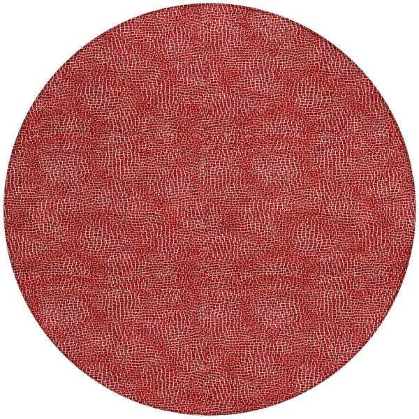 Homeroots 3' Beige And Ivory Geometric Washable Area Rug - Perfect For Indoor And Outdoor Comfort & Style 8' Round Polyester 602391