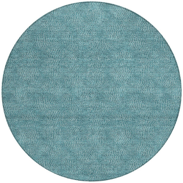 Homeroots 3' Beige And Ivory Geometric Washable Area Rug - Perfect For Indoor And Outdoor Comfort & Style 8' Round Polyester 602397