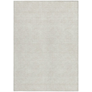 Homeroots 3' Artichoke Green Geometric Washable Area Rug For Indoor And Outdoor Spaces - Durable Style! 3' X 5' Polyester 602413