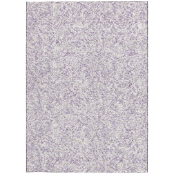 Homeroots 3' Artichoke Green Geometric Washable Area Rug For Indoor And Outdoor Spaces - Durable Style! 3' X 5' Polyester 602419