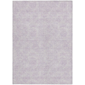 Homeroots 3' Artichoke Green Geometric Washable Area Rug For Indoor And Outdoor Spaces - Durable Style! 5' X 8' Polyester 602420