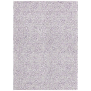 HomeRoots 5' Modern Lavender and Purple Geometric Area Rug for Indoor and Outdoor Use - Washable, Durable Style 10' X 14' 602424