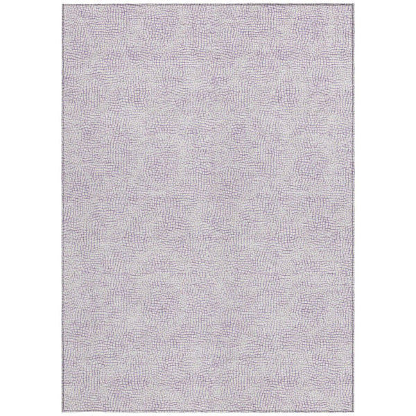 HomeRoots 5' Modern Lavender and Purple Geometric Area Rug for Indoor and Outdoor Use - Washable, Durable Style 10' X 14' 602424