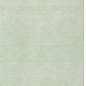 Homeroots 3' Artichoke Green Geometric Washable Area Rug For Indoor And Outdoor Spaces - Durable Style! 8' X 10' Polyester 602428
