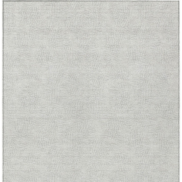 Homeroots 3' Artichoke Green Geometric Washable Area Rug For Indoor And Outdoor Spaces - Durable Style! 3' X 5' Polyester 602449