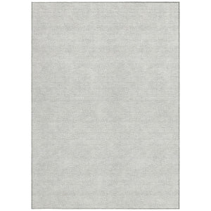 Homeroots 3' Artichoke Green Geometric Washable Area Rug For Indoor And Outdoor Spaces - Durable Style! 10' X 14' Polyester 602454