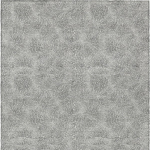 Homeroots 3' Artichoke Green Geometric Washable Area Rug For Indoor And Outdoor Spaces - Durable Style! 3' X 5' Polyester 602455