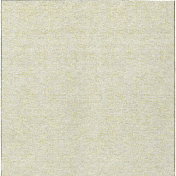 Homeroots 3' Artichoke Green Geometric Washable Area Rug For Indoor And Outdoor Spaces - Durable Style! 9' X 12' Polyester 602465