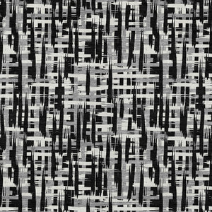 Homeroots 3' Stylish Black, Gray, And Ivory Abstract Washable Area Rug For Indoor And Outdoor Spaces 8' X 10' Polyester 602470