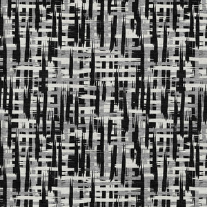 Homeroots 3' Stylish Black, Gray, And Ivory Abstract Washable Area Rug For Indoor And Outdoor Spaces 9' X 12' Polyester 602471