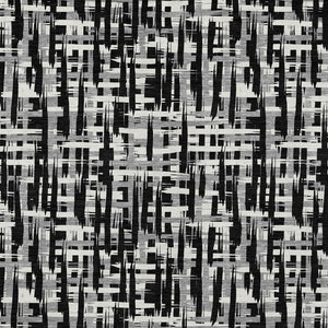Homeroots 3' Stylish Black, Gray, And Ivory Abstract Washable Area Rug For Indoor And Outdoor Spaces 10' X 14' Polyester 602472