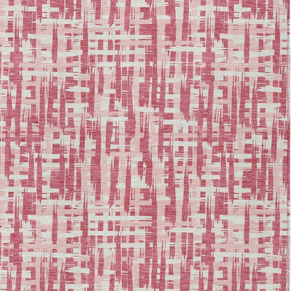 Homeroots 3' Stylish Black, Gray, And Ivory Abstract Washable Area Rug For Indoor And Outdoor Spaces 8' X 10' Polyester 602476