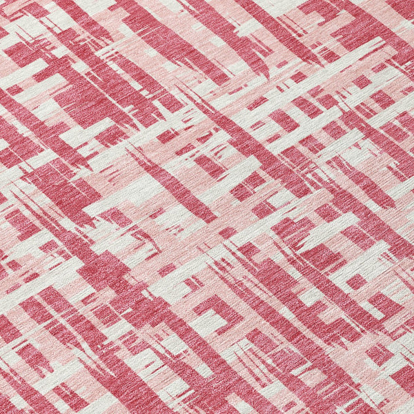 Homeroots 3' Stylish Black, Gray, And Ivory Abstract Washable Area Rug For Indoor And Outdoor Spaces 9' X 12' Polyester 602477