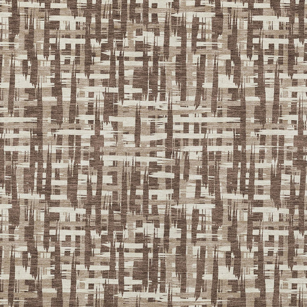 Homeroots 3' Stylish Black, Gray, And Ivory Abstract Washable Area Rug For Indoor And Outdoor Spaces 5' X 8' Polyester 602480