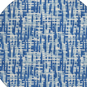 Homeroots 3' Stylish Black, Gray, And Ivory Abstract Washable Area Rug For Indoor And Outdoor Spaces 8' Round Polyester 602487