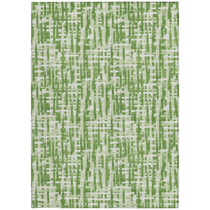 Homeroots 3' Stylish Black, Gray, And Ivory Abstract Washable Area Rug For Indoor And Outdoor Spaces 5' X 8' Polyester 602492