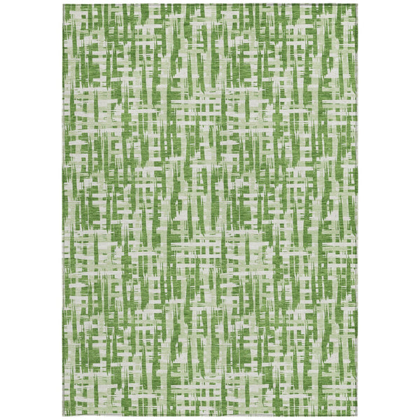 Homeroots 3' Stylish Black, Gray, And Ivory Abstract Washable Area Rug For Indoor And Outdoor Spaces 5' X 8' Polyester 602492