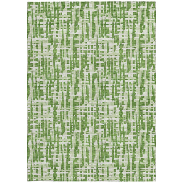 Homeroots 3' Stylish Black, Gray, And Ivory Abstract Washable Area Rug For Indoor And Outdoor Spaces 8' X 10' Polyester 602494