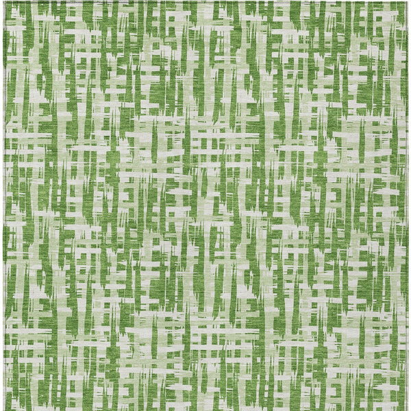 Homeroots 3' Stylish Black, Gray, And Ivory Abstract Washable Area Rug For Indoor And Outdoor Spaces 8' X 10' Polyester 602494