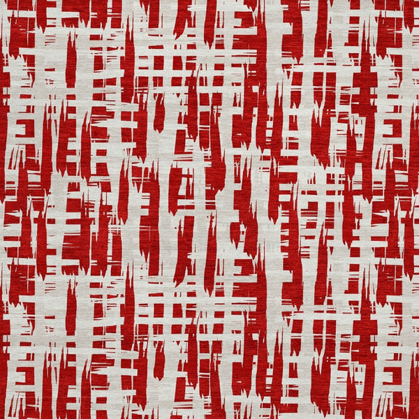 Homeroots 3' Stylish Black, Gray, And Ivory Abstract Washable Area Rug For Indoor And Outdoor Spaces 8' Round Polyester 602517