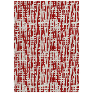 Homeroots 3' Stylish Black, Gray, And Ivory Abstract Washable Area Rug For Indoor And Outdoor Spaces 10' X 14' Polyester 602520