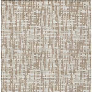 Homeroots 3' Stylish Black, Gray, And Ivory Abstract Washable Area Rug For Indoor And Outdoor Spaces 8' X 10' Polyester 602524