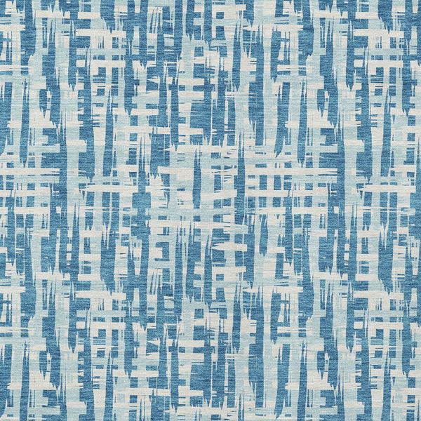 Homeroots 3' Stylish Black, Gray, And Ivory Abstract Washable Area Rug For Indoor And Outdoor Spaces 10' X 14' Polyester 602532