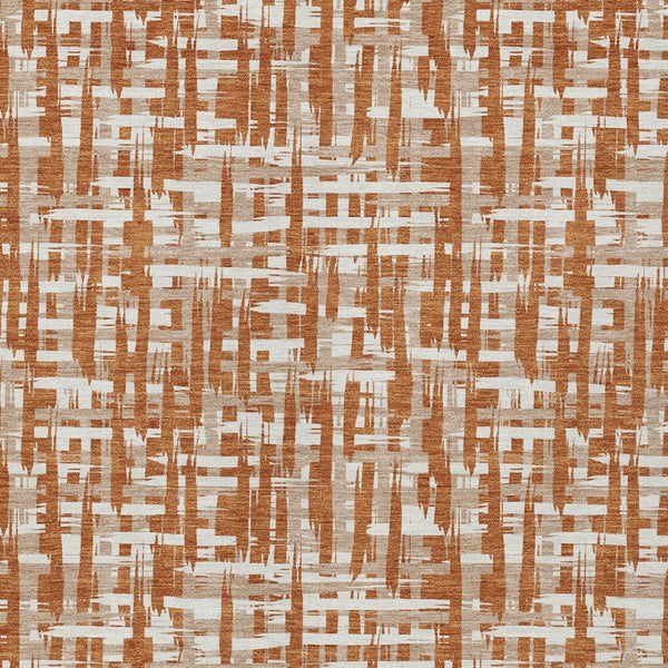 Homeroots 3' Stylish Black, Gray, And Ivory Abstract Washable Area Rug For Indoor And Outdoor Spaces 5' X 8' Polyester 602534