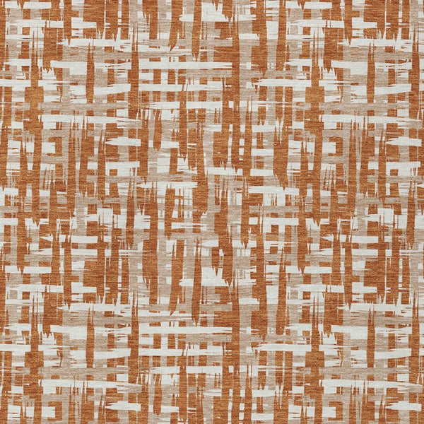 Homeroots 3' Stylish Black, Gray, And Ivory Abstract Washable Area Rug For Indoor And Outdoor Spaces 8' X 10' Polyester 602536