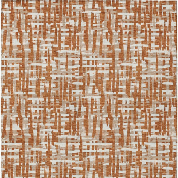 Homeroots 3' Stylish Black, Gray, And Ivory Abstract Washable Area Rug For Indoor And Outdoor Spaces 9' X 12' Polyester 602537