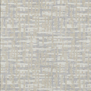 Homeroots 3' Beige And Gray Abstract Washable Indoor-outdoor Area Rug For Stylish Spaces And Durability 8' X 10' Polyester 602542
