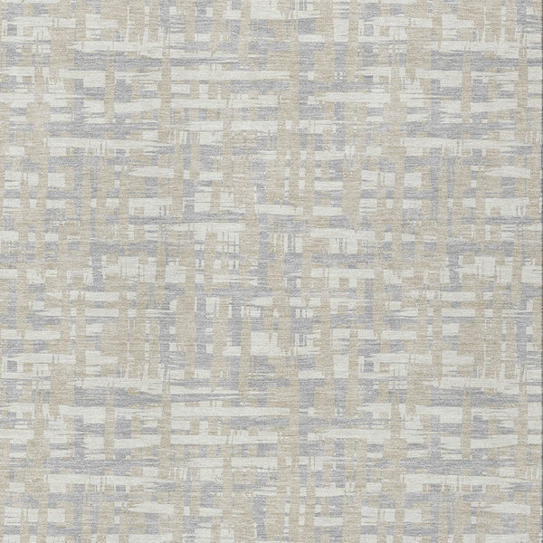 Homeroots 3' Beige And Gray Abstract Washable Indoor-outdoor Area Rug For Stylish Spaces And Durability 10' X 14' Polyester 602544