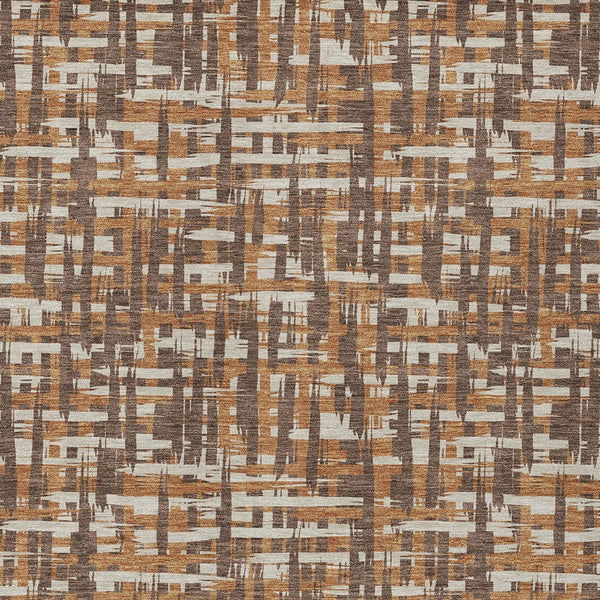 Homeroots 3' Beige And Gray Abstract Washable Indoor-outdoor Area Rug For Stylish Spaces And Durability 3' X 5' Polyester 602551