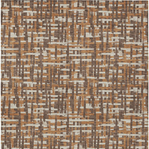 Homeroots 3' Beige And Gray Abstract Washable Indoor-outdoor Area Rug For Stylish Spaces And Durability 9' X 12' Polyester 602555