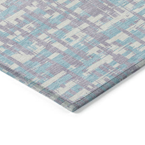 Homeroots 3' Beige And Gray Abstract Washable Indoor-outdoor Area Rug For Stylish Spaces And Durability 8' X 10' Polyester 602566