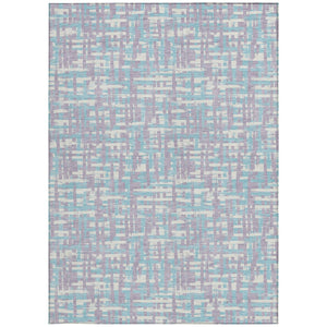 Homeroots 3' Beige And Gray Abstract Washable Indoor-outdoor Area Rug For Stylish Spaces And Durability 10' X 14' Polyester 602568