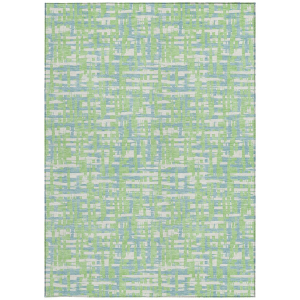 Homeroots 3' Beige And Gray Abstract Washable Indoor-outdoor Area Rug For Stylish Spaces And Durability 9' X 12' Polyester 602573