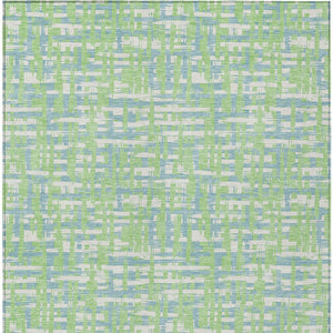 Homeroots 3' Beige And Gray Abstract Washable Indoor-outdoor Area Rug For Stylish Spaces And Durability 9' X 12' Polyester 602573