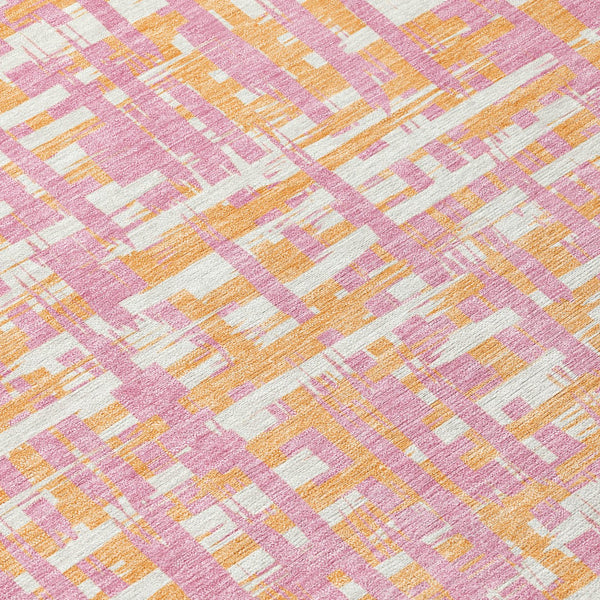 Homeroots 3' Beige And Gray Abstract Washable Indoor-outdoor Area Rug For Stylish Spaces And Durability 3' X 5' Polyester 602587