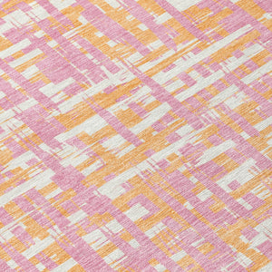 Homeroots 3' Beige And Gray Abstract Washable Indoor-outdoor Area Rug For Stylish Spaces And Durability 9' X 12' Polyester 602591